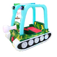Voiture tamponneuse lumineuse pour enfants, véhicule de loisirs électrique extérieur parent-enfant, équipement d'amusement à batterie lumineuse
