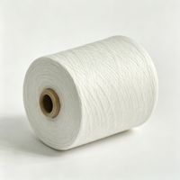 Qianshou 21S Bright White High-Tenacity 100% Polyester Raw Pattern Ring Spun Yarn Normal Twist Sewing Knitting Weaving Socks