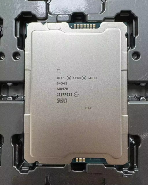 New for 8562Y Xeon-Gold 6454S 2.6GHz 32-core 270W FCLGA4677 Socket Virtualization Supported Server CPU