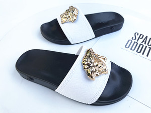 Moda un pezzo antiscivolo da spiaggia comode <span class=keywords><strong>ciabatte</strong></span> in Pvc stile caldo nuovo stile scarpe da <span class=keywords><strong>donna</strong></span> con plateau sandalo con testa da <span class=keywords><strong>donna</strong></span> - Product Image 4