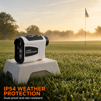 Télémètre laser de golf en gros 2000m avec écran LCD, grossissement 6X, mode vitesse, mesure en yards pour l'extérieur