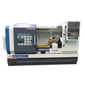 Mesin bubut CNC Horizontal CK6150, dudukan alat listrik stasiun 4/6/8, poros 82mm melalui lubang sistem GSK - Product Image 1