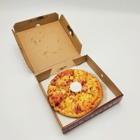 Boîte à pizza personnalisée à 3 compartiments, emballage en carton alimentaire, mini pizzas, boîte à emporter, cajas de pizza karton 12 pouces