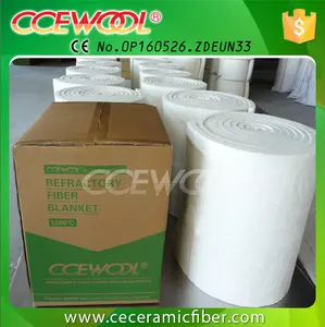 Manta de fibra cerámica de aislamiento térmico CCEWOOL para quitar aislador de chaqueta de aislamiento