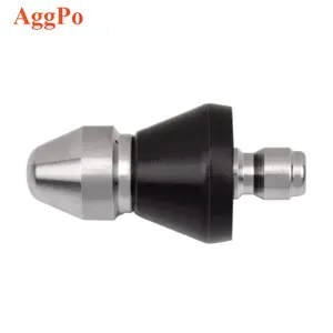 Cleaning Machine Sewer Nozzle 1/4 Inch Cleaning Water Sprayer Pipeline Dredger Cleaning Accessories