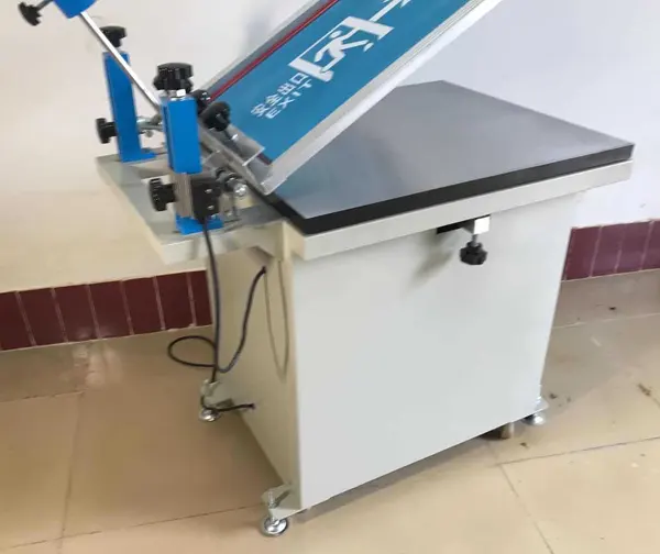 Stainless Steel Table size 50x 60cm Manual Vacuum silk screen printing machine For Sale