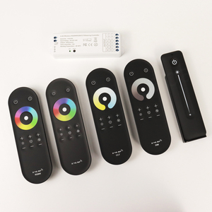 Controlador LED Inalámbrico de Alto Rendimiento RGBW/RGB/CCT/Color Único, DC12V/24V, Control Remoto Táctil RF para Iluminación Comercial y del Hogar - Product Image 1