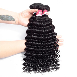 I capelli umani tessono un pacchetto di capelli grezzi allineati con cuticole vergini di un donatore per il prodotto brasiliano vergine all'ingrosso non trattato nero delle donne - Product Image 5
