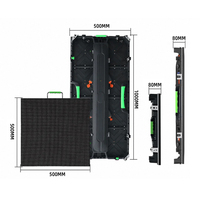 Écran LED de location P2.5 P3 P3.91 P5 P6, écran LED de location P4.81, panneau d'affichage LED de location intérieur 500x1000mm
