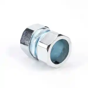 1 "Dgj konektörü ortak elektrik Metal su geçirmez dişli düz sıvı sıkı esnek boru konektörü
