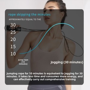 <span class=keywords><strong>Corde</strong></span> à sauter unisexe en PVC, résistante à la vitesse et antidérapante, <span class=keywords><strong>pour</strong></span> le fitness, les sports, la beauté, la mode, de qualité professionnelle, fabriquée à Nantong, Jiangsu - Product Image 5