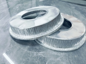 Bandeja Redonda de Aluminio para Horno <span class=keywords><strong>Omnia</strong></span>, Molde para Pan y Pasteles, Molde de Papel de Aluminio para Hornear Pasteles - Product Image 4
