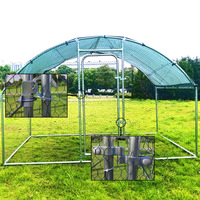 Nouveauté 2025 : Cages d'élevage en acier galvanisé pour pigeons et poulets – Poulailler métallique simple pour usage domestique et extérieur