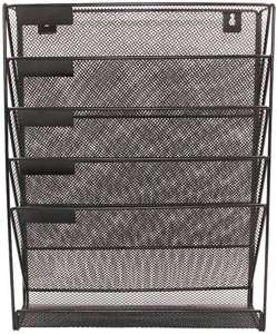 Office Stationery 5 Tier Wire Mesh Metal Wall Mounted <b>File</b> Desk <b>Organizers</b> Office Supplies Desk Set - Product Image 3