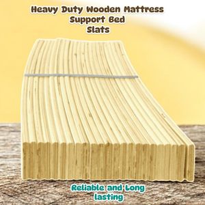 Vervangende Moderne Houten Bedlatten 740Mm Lengte 5ft Koningen Afgeveerd Voor Woonkamer 63Mm Breed (6) - Product Image 3