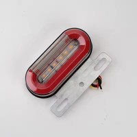 Feu de gabarit latéral LED à support intégré, installation facile, multicolore, pour camion et remorque