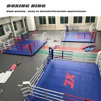 Ring de boxe sur pied personnalisable pour entraînement et compétition, équipement standard de fitness pour arts martiaux mixtes (Sanda) et combat libre