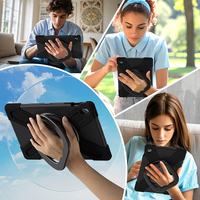 Pour Samsung Galaxy Tab S10 FE Plus 13.1 pouces Protecteur d'écran intégré avec étui pour tablette à bandoulière