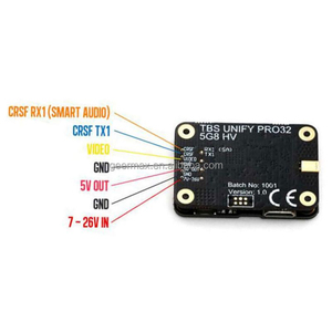 Émetteur vidéo de drone FPV 5G8 1W pour <span class=keywords><strong>TBS</strong></span> UNIFY PRO32 HV MMCX 1000mW VTX PAL/NTSC 75 Ohm 6V-25V 2-6S 14dBm-30dBm+ Pièces de drone - Product Image 1
