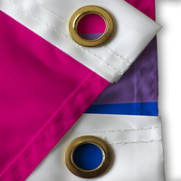 Drapeau de fierté gay progressiste imprimé en polyester 3x5, nouveau design, pour l'extérieur, drapeau arc-en-ciel LGBT, bannière