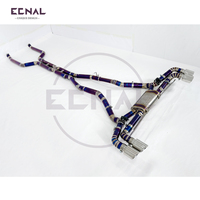 Ecnal pour BMW X7 G07 M50i 4.4T, tuyaux d'échappement en titane, silencieux à soupapes, accessoires de voiture