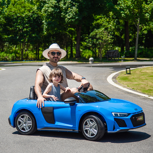 Voiture électrique pour enfants personnalisée sous licence <span class=keywords><strong>Audi</strong></span> R8 <span class=keywords><strong>Spyder</strong></span>, moteur sans balais 24V, double siège pour enfants et adultes - Product Image 3