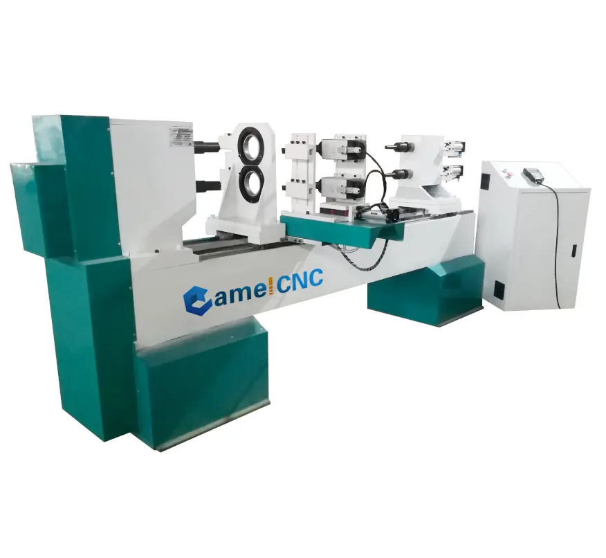 CAMEL CNC einachsiges Doppel messer Mini kleine CNC Holz drehmaschine für Tischbeine und Treppen geländer