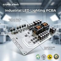Placa Base de Aluminio para Control Industrial, PCBA de Cobre Pesado, Aplicaciones Médicas y Automotrices, Grosor de Cobre Personalizado