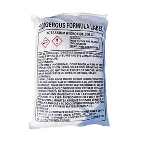 Water Absorbent Flakes Potassium Hydroxide 90% KOH Price CAS:1310-58-3