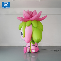 Fille gonflable personnalisée, poupée gonflable, mascotte de dessin animé, personnage féminin gonflable, décoration publicitaire gonflable