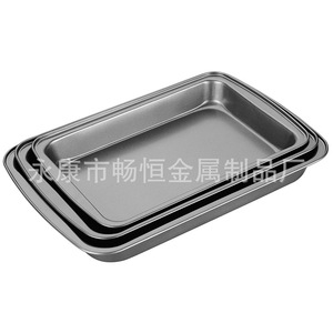 Molde para hornear de acero al carbono con revestimiento antiadherente, cuadrado, con borde profundo, apto para horno, para hornear pasteles. - Product Image 3