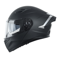 Casque de moto modulaire à visière rabattable |   Certifié 3C DOT, ABS haute résistance résistant aux chocs