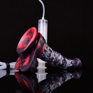 NNSX Big Animal Cock Squirting Horse <b>Dildo</b> with Suction Cup and Testicles <b>Dildo</b> for Clit Vaginal Anal Stimulate Sex Toys - Product Image 3