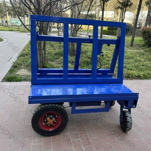 Chariot à plateforme 48 V de haute qualité pour machines à pierre avec fonction marche arrière - Product Image 6