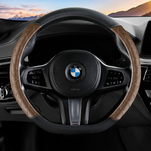 Housse de <span class=keywords><strong>volant</strong></span> de voiture à motif tissé, housse de <span class=keywords><strong>volant</strong></span> universelle de type OD universel quatre saisons - Product Image 1