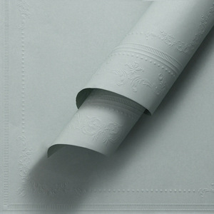 French retro Versailles rose relief <b>paper</b> 3D embossed <b>paper</b> 100g thick flower packaging <b>paper</b> wholesale - Product Image 6