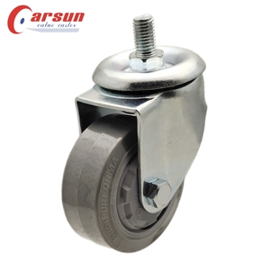 CARSUN 2/2.5/3/4 polegadas rosca haste rodízios M10 M12 rodízios rodas giratórias