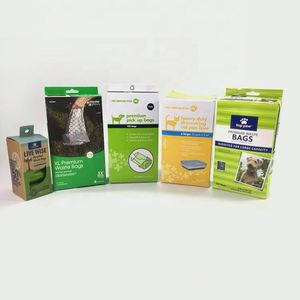 Sacs à déjections canines compostables parfumés, écologiques, à marque privée, avec distributeur - Product Image 3
