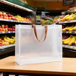 Sac de courses personnalisé en PP avec soufflets latéraux, graphismes haute <span class=keywords><strong>d</strong></span>éfinition vibrants, qualité alimentaire pour aliments pour bébés, lait, nouilles, taille personnalisée - Product Image 1