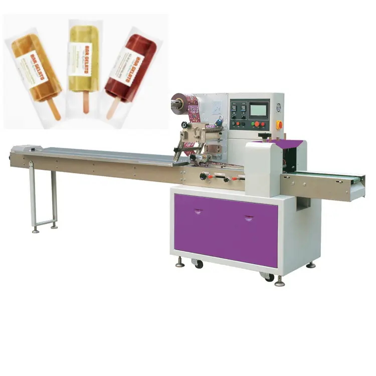 Machines d'emballage multifonctions Mini emballage en emballage flow pack Machine d'emballage flow pack pour petits biscuits donut