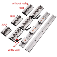 China Manufacturer Linear Guide SGR15 SGR10 Dual-axis Linear Rail Bearings with Locking Slider Woodworking Machinery CNC