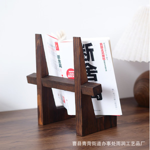 Wooden Reading Rack Solid Wood <b>Tablet</b> Holder Foldable Recipe <b>Stand</b> Stationery Holders - Product Image 3