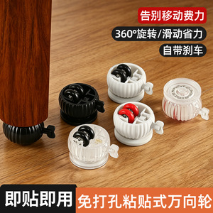 Swivel Caster LC1432 60 Kg Load Capacity Easy Installation For Furniture Use White And Black - Product Image 2