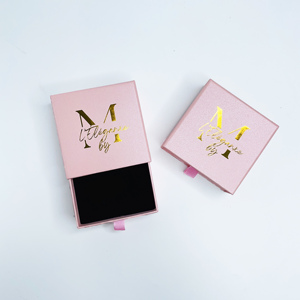 Luxury Pink Jewelry <b>Box</b> Customized Business Logo Earring Ring Drawer <b>Box</b> Custom Necklace Paper Boxes with Your Own Logo Printed - Product Image 3