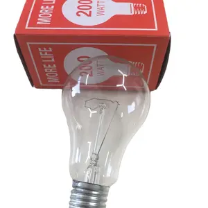 Fabrication Offre Spéciale 150w 200w 220v Ampoule Incandescente claire Lampe