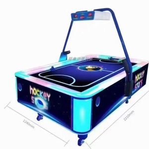 Juego de Hockey Arcade Comercial, Disponible en Stock, Para Padres e Hijos, 12V, Dos Jugadores, Funciona con Monedas, Pantalla Grande, 1 Año de Garantía, Inglés - Product Image 3
