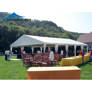 Sang Trọng Màu Trắng Lớn Ngoài Trời Đảng Đám Cưới Chùa Lều Cho Các Sự Kiện 100 150 200 300 500 Người Không Thấm Nước Nhiệm Vụ Nặng Nề Logo 5M - Product Image 3