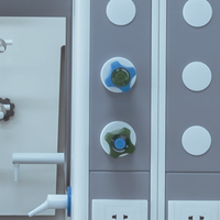 Système de ventilation intelligent de qualité supérieure pour les laboratoires hospitaliers combiné à un armoire de ventilation de laboratoire hospitalier, hotte aspirante