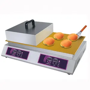 Big Size Souffle Maker Electric 110v 220v Double Head Copper Plate Mini Pancake Machine