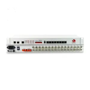 Fctel-Convertidor de fibra multiplexor PDH/SDH Mux 16e1 + 8FE + 2Serial + Hotline, 16 canales